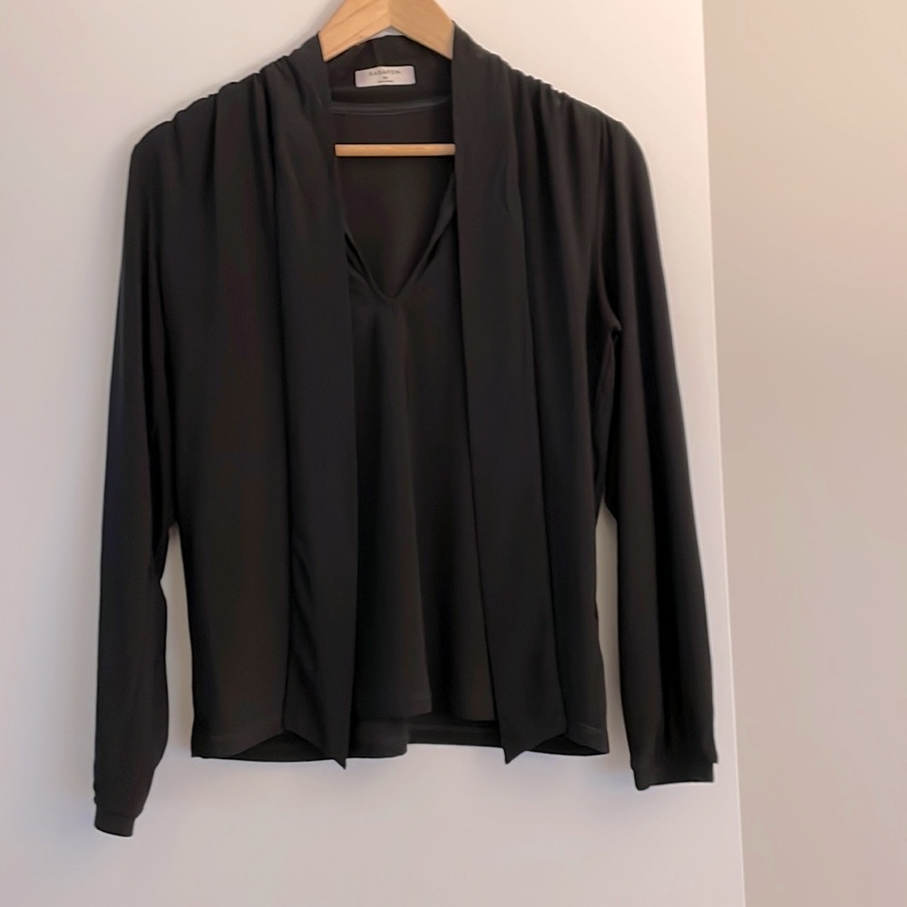 Babaton tie neck blouse
